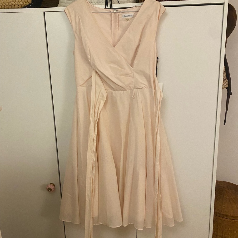 Calvin Klein Women's Blush Midi Dress